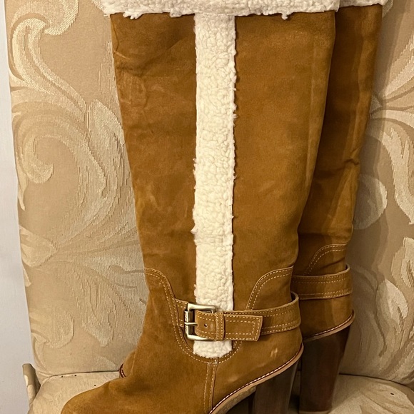 Gently used Michael Kors Suede boots - Picture 3 of 5